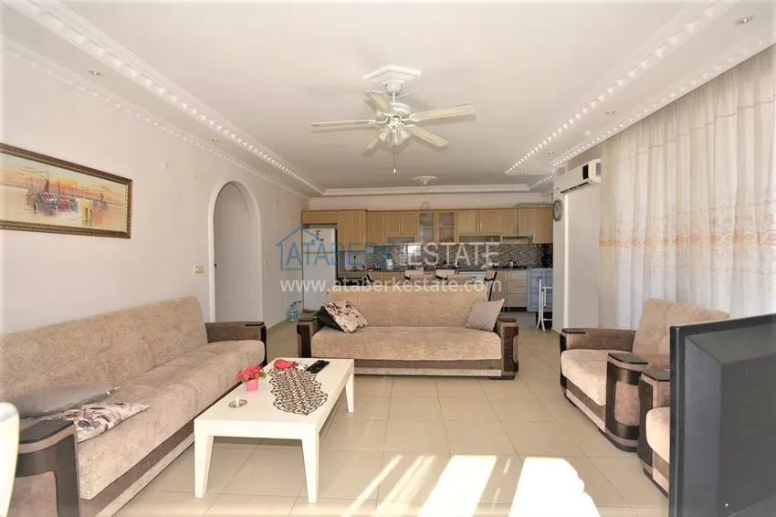 Приобрести Квартира в Махмутларе трехкомнатная - с мебелью, в жилом комплексе 8 