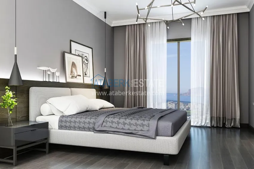 Приобрести Квартира в Авсалларе с чистовой отделкой в молодом жилом комплексе  3 