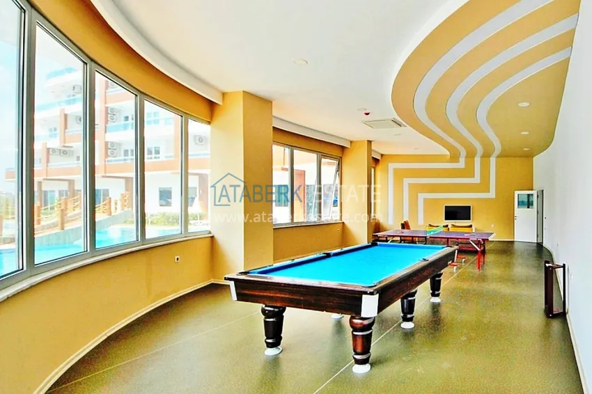 Квартира в Махмутларе меблированная с видом на горы и море 8 