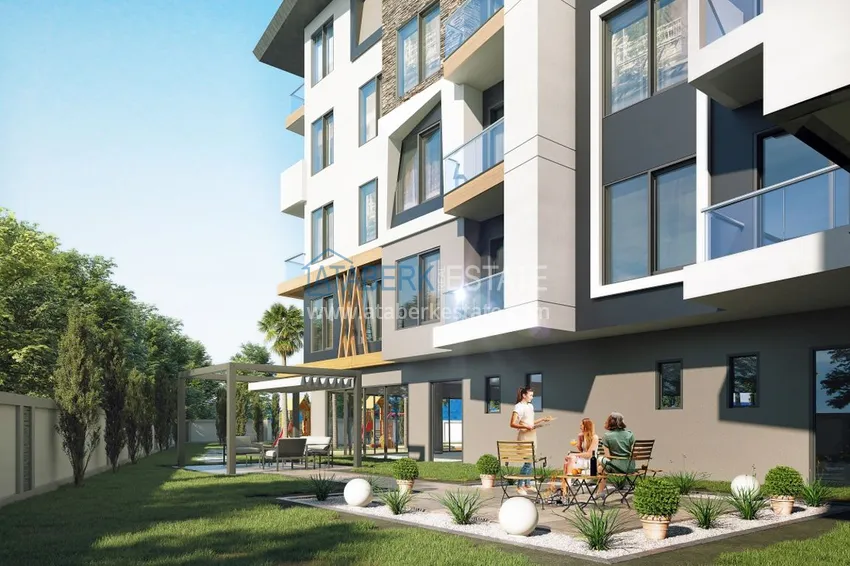 Пентхаусы и квартиры в районе Оба по доступным ценам в строящемся жилом комплексе  9 