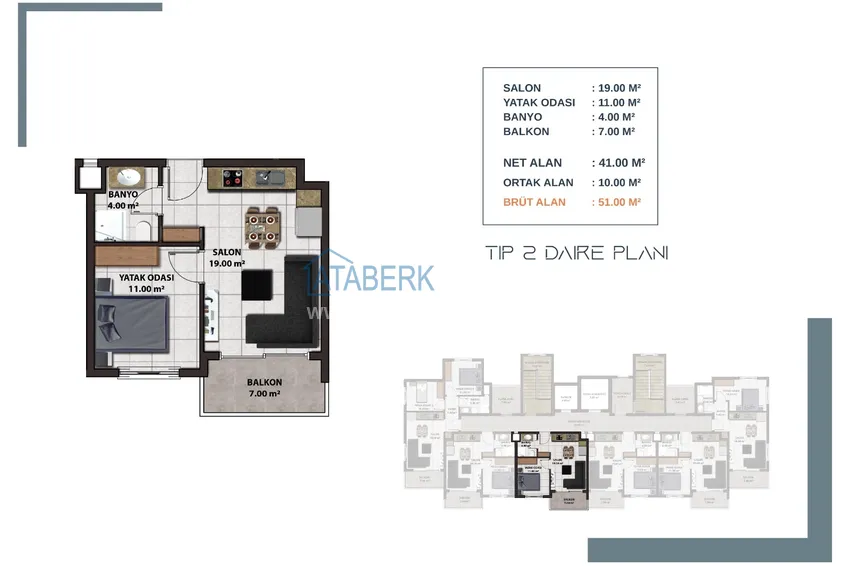 Купить дешево Квартира в районе Махмутлар от инвестора в строящемся комплексе 2 