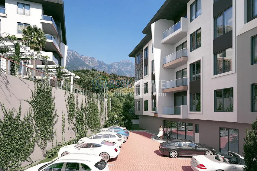 Пентхаусы и квартиры в районе Оба по доступным ценам в строящемся жилом комплексе  10 