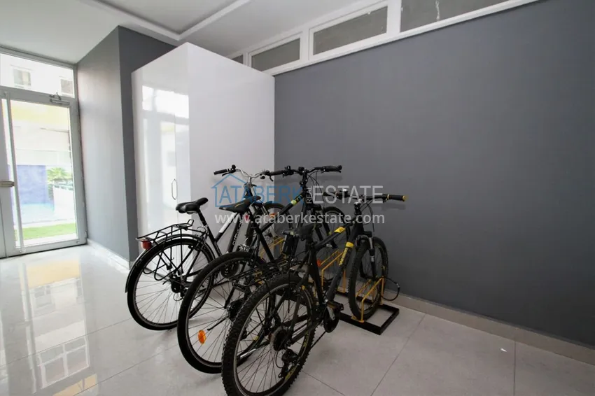 Квартира в центре Алании, двухкомнатная с мебелью - район пляжа Клеопатра 11 