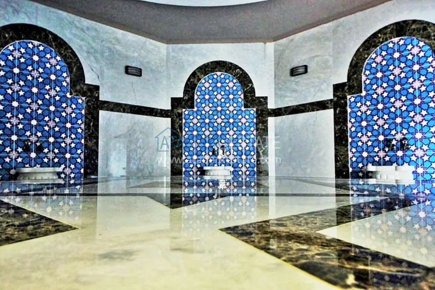 Квартира в Махмутларе меблированная с видом на горы и море 9 