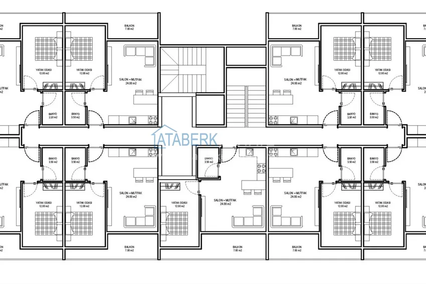 Купить дешево Новый инвестиционный проект жилого комплекса в Авсалларе с рассрочкой платежа 4 