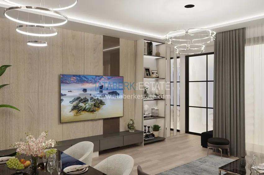 Приобрести Новый проект современного городского дома в самом центре Алании 5 