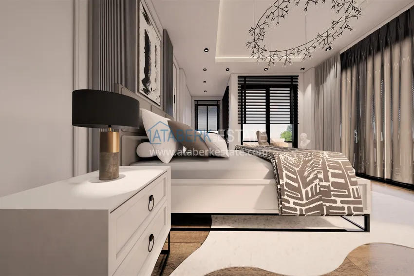 Приобрести Виллы в Алании от застройщика, район Бекташ. Подходит для получения турецкого гражданства 80 