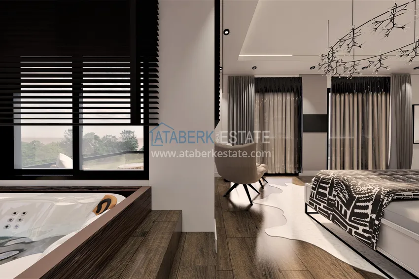 Приобрести Виллы в Алании от застройщика, район Бекташ. Подходит для получения турецкого гражданства 85 