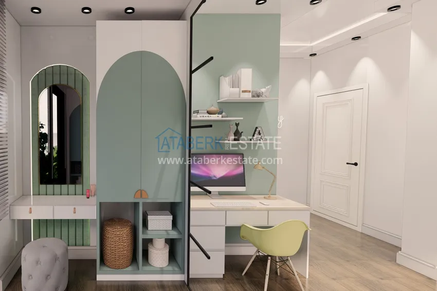 Приобрести Виллы в Алании от застройщика, район Бекташ. Подходит для получения турецкого гражданства 86 