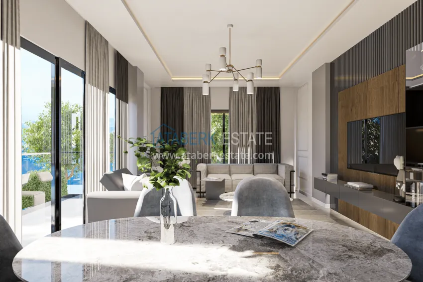 Приобрести Виллы в Алании от застройщика, район Бекташ. Подходит для получения турецкого гражданства 1 