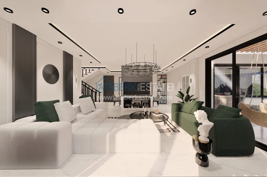 Приобрести Виллы в Алании от застройщика, район Бекташ. Подходит для получения турецкого гражданства 44 