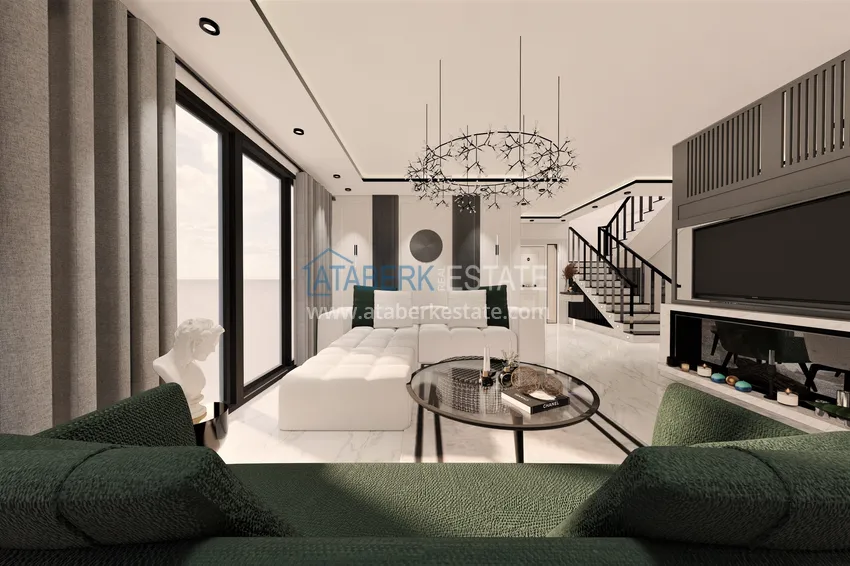 Приобрести Виллы в Алании от застройщика, район Бекташ. Подходит для получения турецкого гражданства 45 