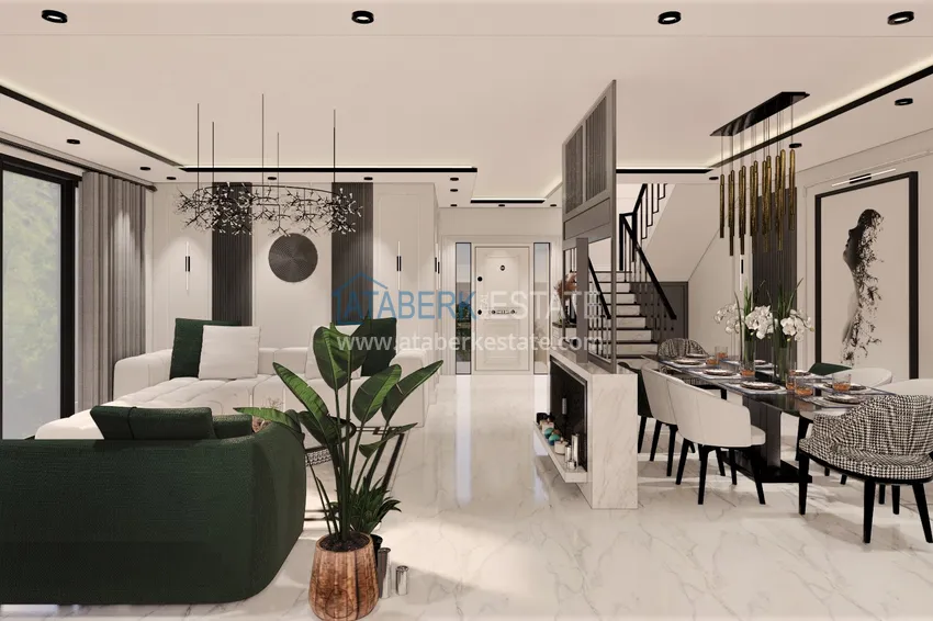 Приобрести Виллы в Алании от застройщика, район Бекташ. Подходит для получения турецкого гражданства 51 