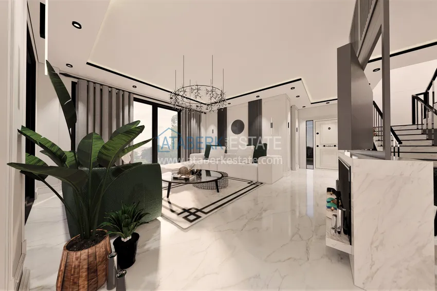 Приобрести Виллы в Алании от застройщика, район Бекташ. Подходит для получения турецкого гражданства 37 