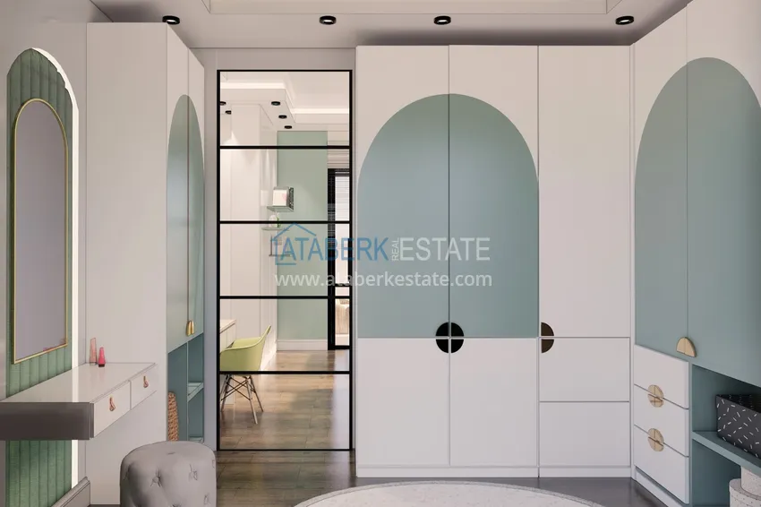 Приобрести Виллы в Алании от застройщика, район Бекташ. Подходит для получения турецкого гражданства 93 