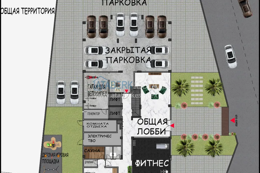 Купить дешево Новый инвестиционно-привлекательный проект в центре Алании 1 