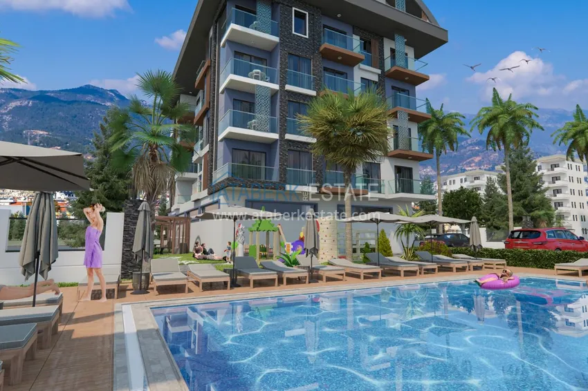 Квартиры в Алании район Оба – новый проект офф-плана. Старт продаж  10 