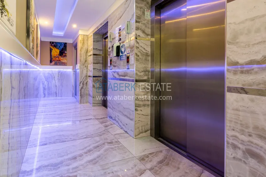 Квартира в Махмутларе меблированная с видом на горы и море 11 