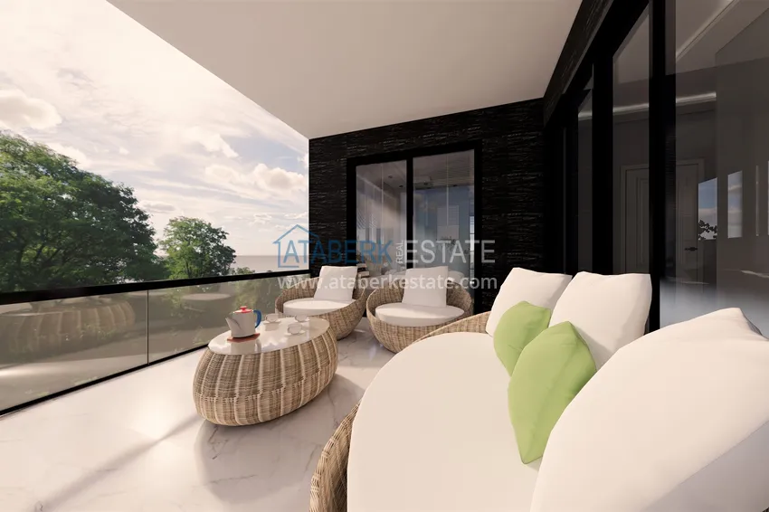 Приобрести Виллы в Алании от застройщика, район Бекташ. Подходит для получения турецкого гражданства 100 