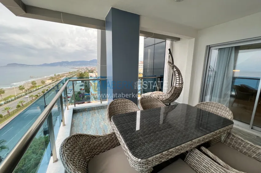 Приобрести Квартира в Махмутларе с дизайнерским интерьером и прямым видом на море  14 