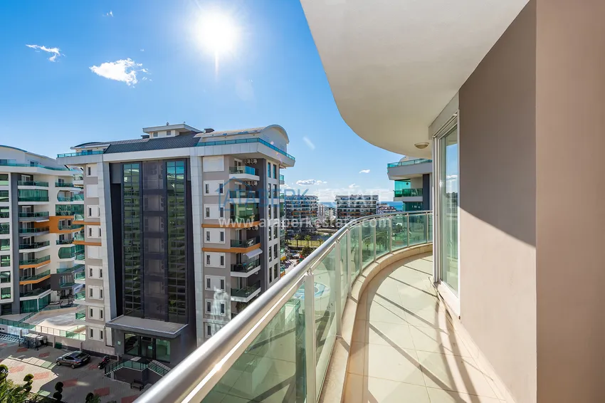 Приобрести Квартира трехкомнатная с мебелью и видом на море в Авсалларе  11 