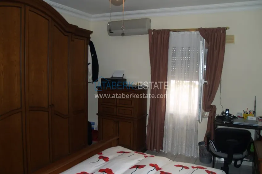 Приобрести Вилла в Алании, район Тюрклер с мебелью и бассейном на крыше 12 