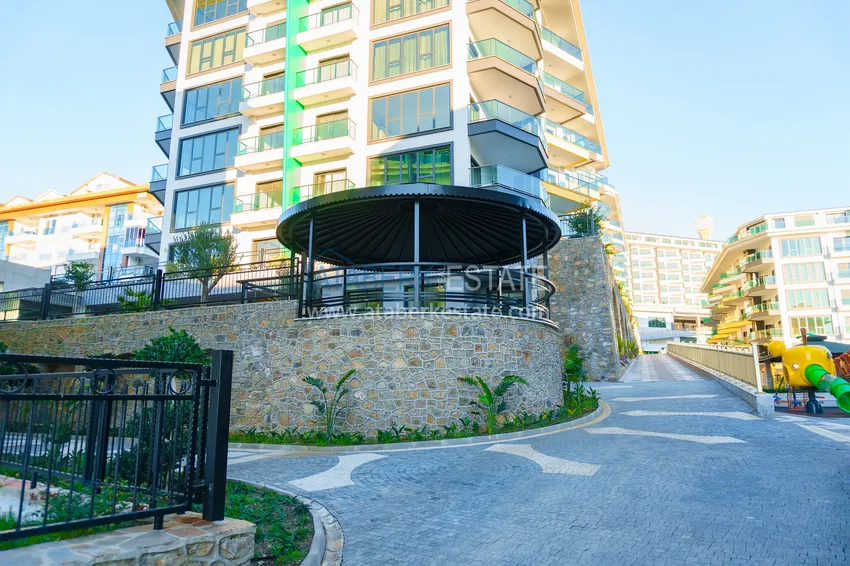 Квартира в Каргыджаке с новой мебелью в комплексе на первой береговой линии 14 