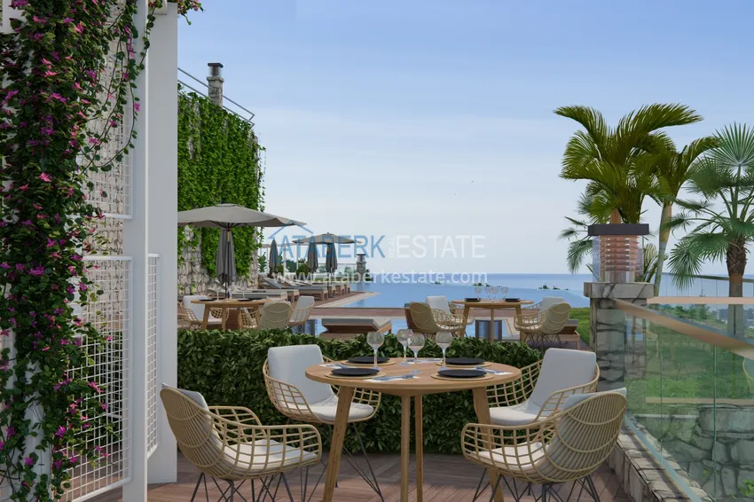 Новый элитный жилой комплекс в Алании, район Махмутлар 15 