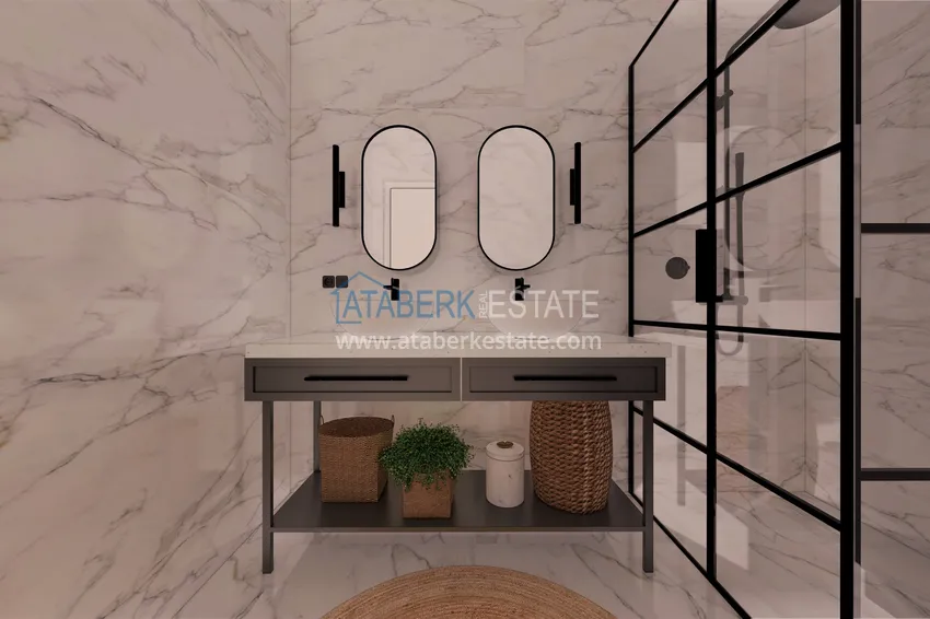 Приобрести Виллы в Алании от застройщика, район Бекташ. Подходит для получения турецкого гражданства 106 