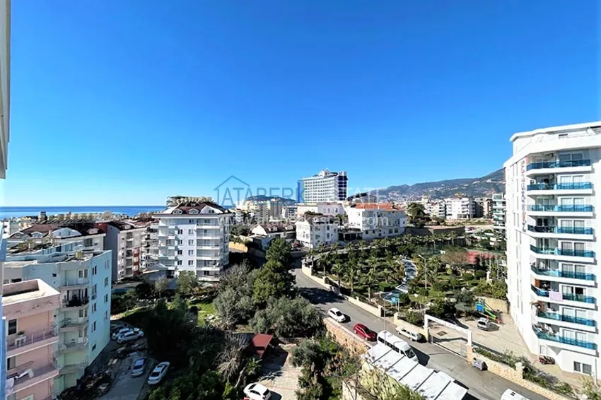 Приобрести Квартира в Алании район Тосмур меблированная с видом на море и горы 13 