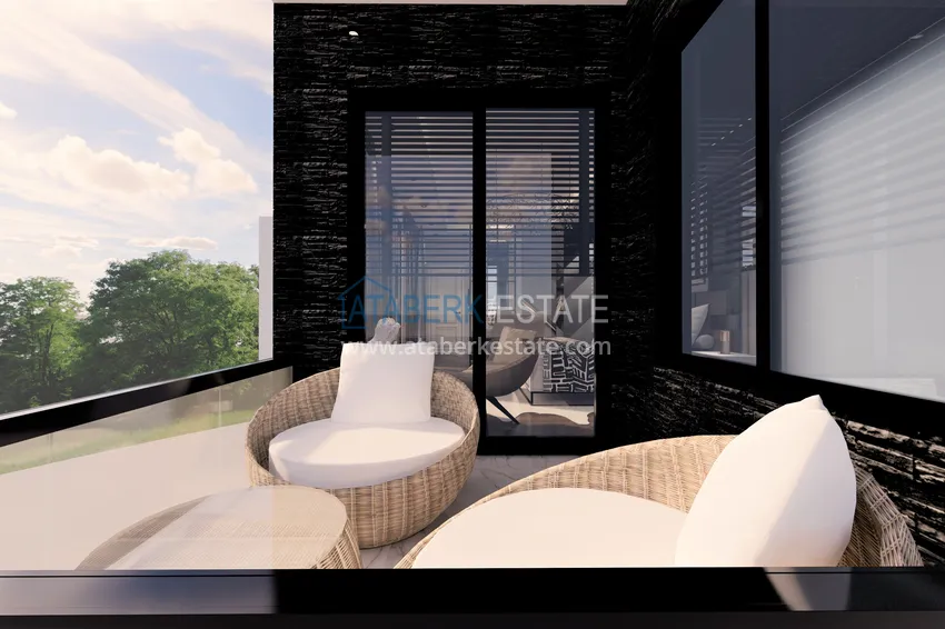 Приобрести Виллы в Алании от застройщика, район Бекташ. Подходит для получения турецкого гражданства 109 