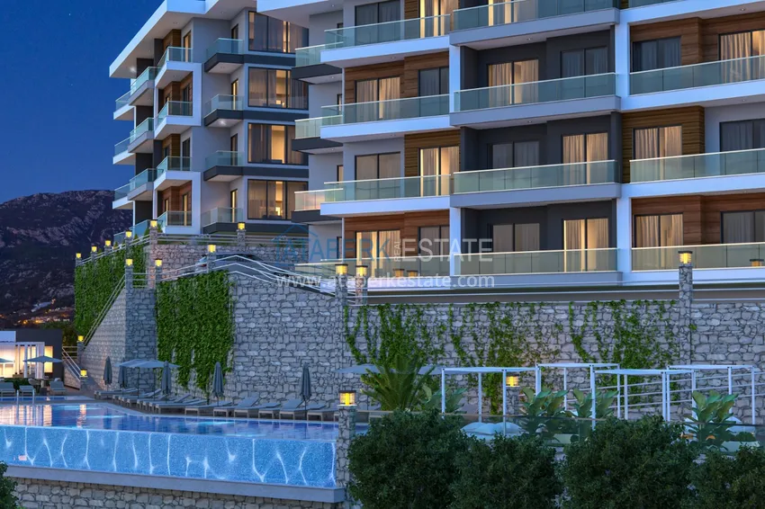 Новый элитный жилой комплекс в Алании, район Махмутлар 17 