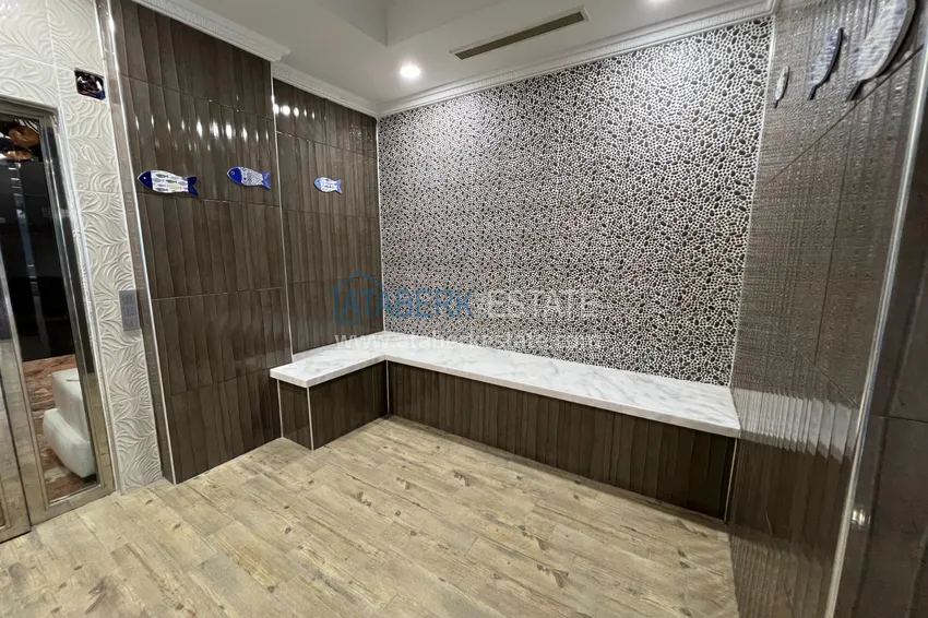 Квартира в Махмутларе с дизайнерским интерьером и прямым видом на море  14 