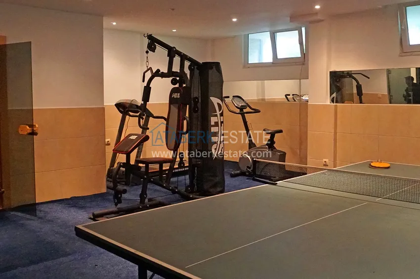 Квартиры-пентхаусы в Алании с мебелью, район пляжа Клеопатра  14 