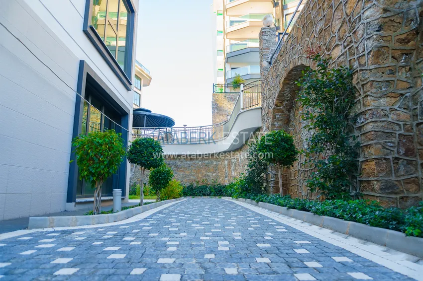 Квартира в Каргыджаке с новой мебелью в комплексе на первой береговой линии 18 