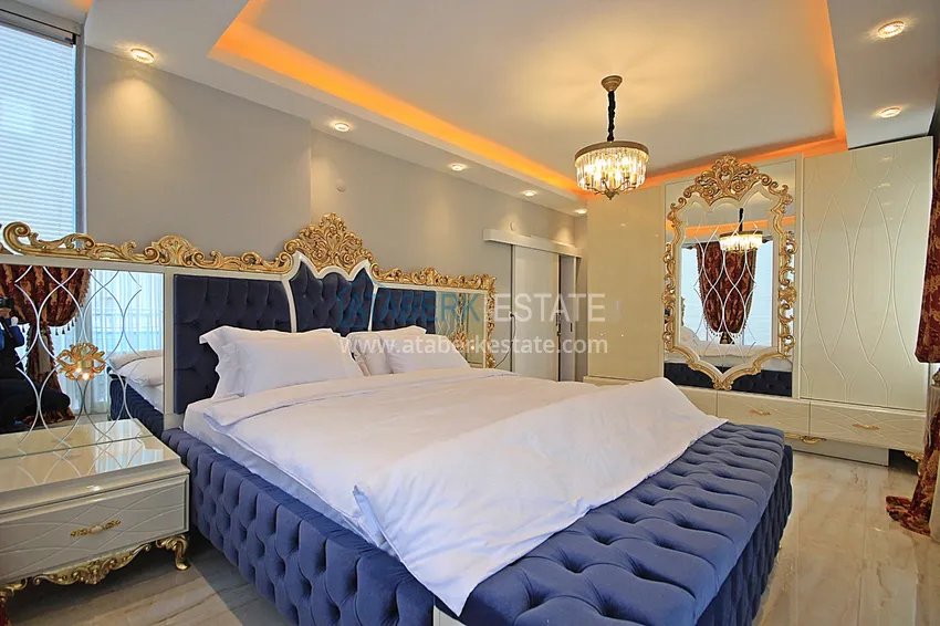 Приобрести Квартира в Махмутларе первая береговая линия, эксклюзивная мебель, открытый вид на море 19 