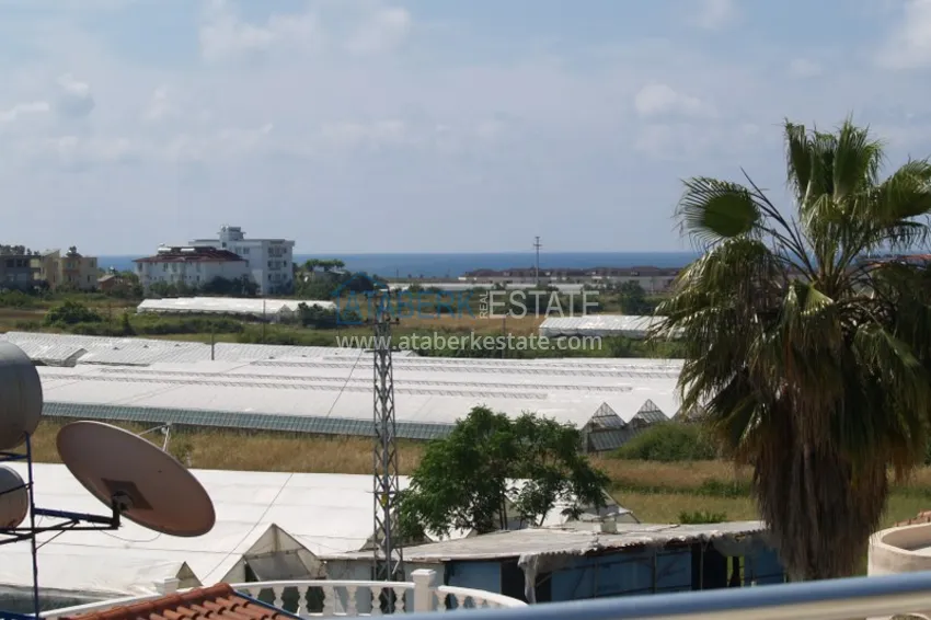 Приобрести Вилла в Алании, район Тюрклер с мебелью и бассейном на крыше 19 