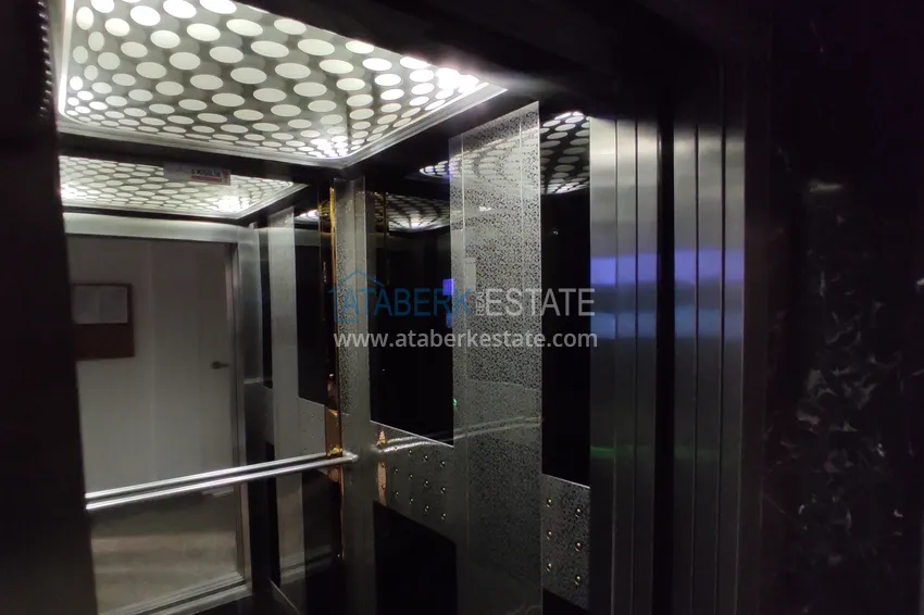 Квартиры-пентхаусы в Алании с мебелью, район пляжа Клеопатра  17 