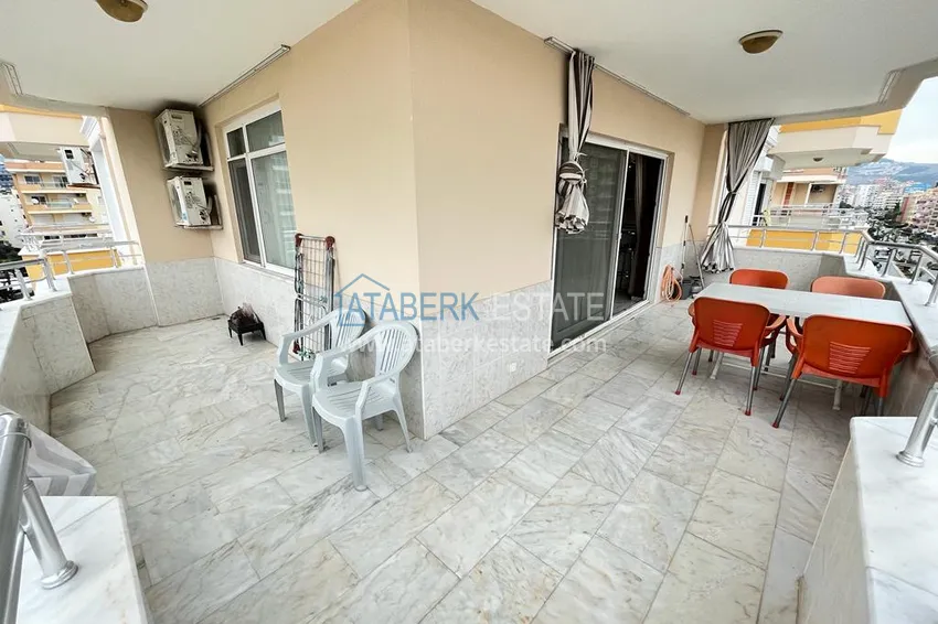 Приобрести Квартира в районе Махмутлар с мебелью и видом на море в жилом комплексе с бассейном  20 