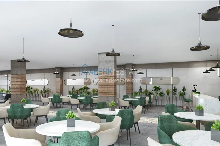 Квартира в районе Авсаллар от инвестора в комплексе на завершающем этапе строительства 14 