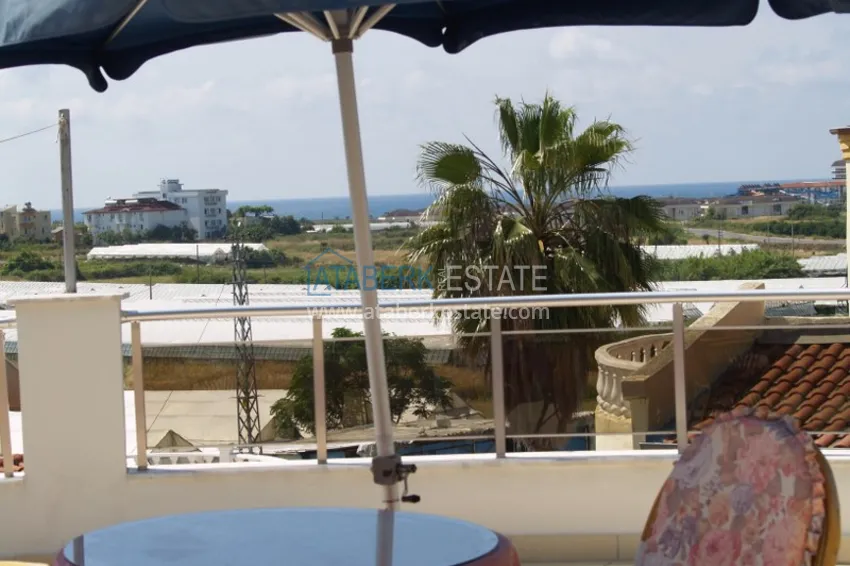 Приобрести Вилла в Алании, район Тюрклер с мебелью и бассейном на крыше 20 