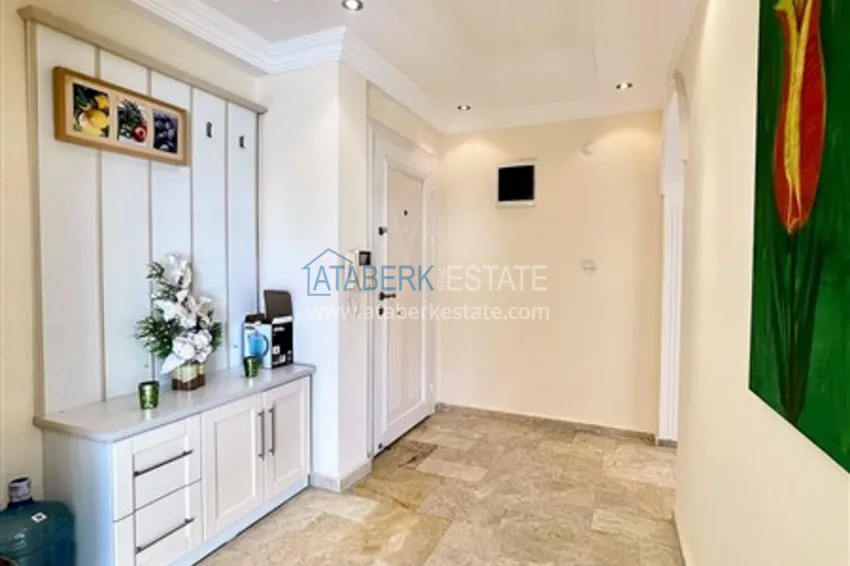 Приобрести Квартира в Авсалларе, трехкомнатная с мебелью и видом на море 1 