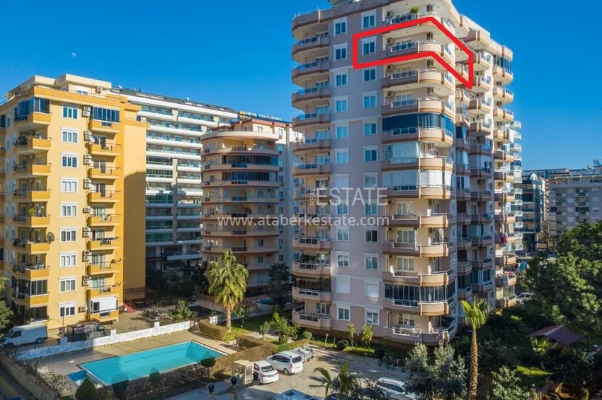 Квартира в Махмутлар меблированная с открытым видом на горы  1 