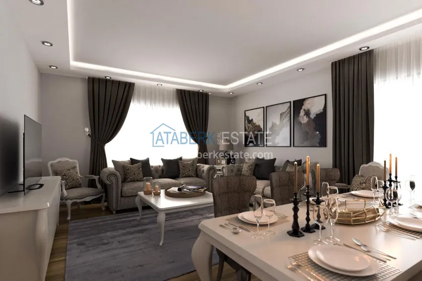 Приобрести Новые квартиры с отдельной кухней по ценам от застройщика в Газипаше 3 