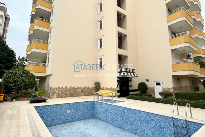 Квартира в районе Махмутлар с мебелью и видом на море в жилом комплексе с бассейном  2 