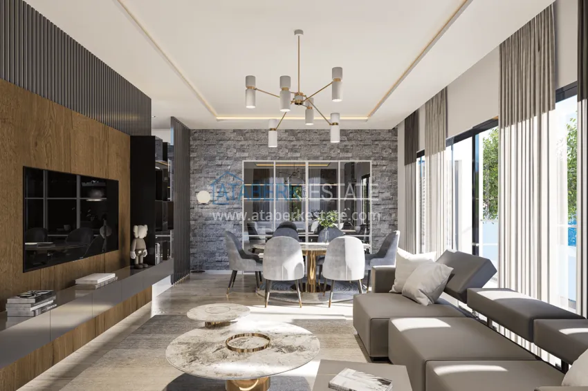 Приобрести Виллы в Алании от застройщика, район Бекташ. Подходит для получения турецкого гражданства 2 