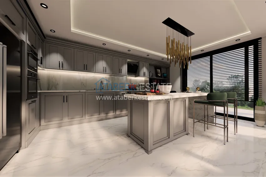 Приобрести Виллы в Алании от застройщика, район Бекташ. Подходит для получения турецкого гражданства 53 