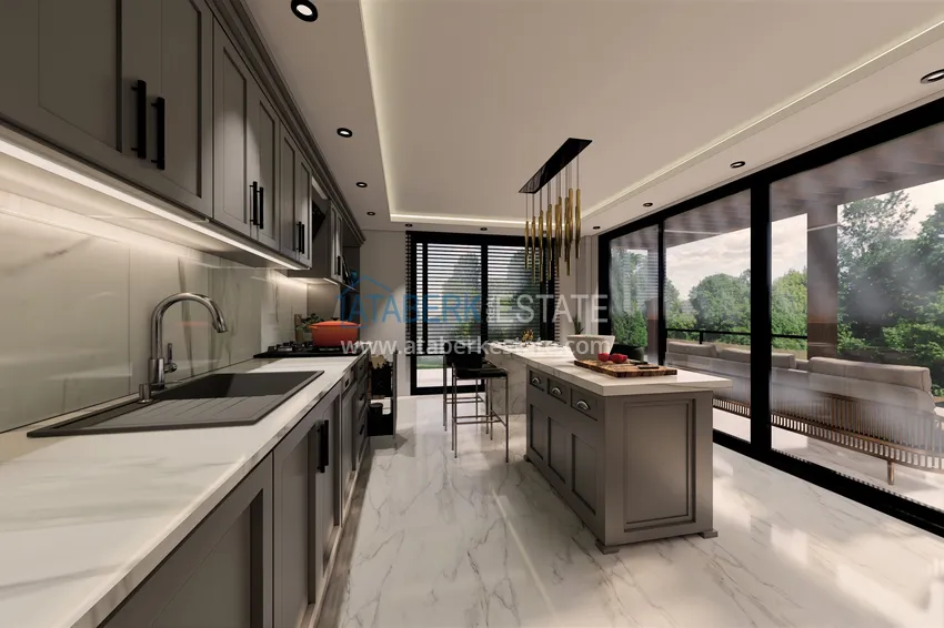 Приобрести Виллы в Алании от застройщика, район Бекташ. Подходит для получения турецкого гражданства 54 