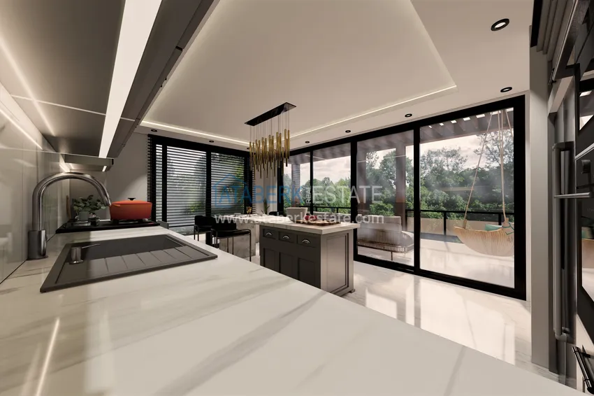 Приобрести Виллы в Алании от застройщика, район Бекташ. Подходит для получения турецкого гражданства 55 