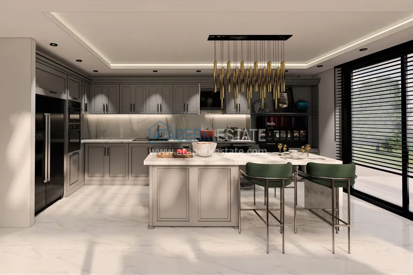 Приобрести Виллы в Алании от застройщика, район Бекташ. Подходит для получения турецкого гражданства 57 